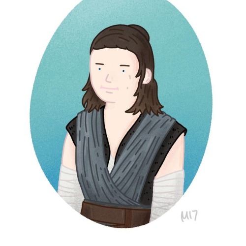 #portrait of Rey...#starwars #eatsleepsniff #illustration #rey #lastjedi