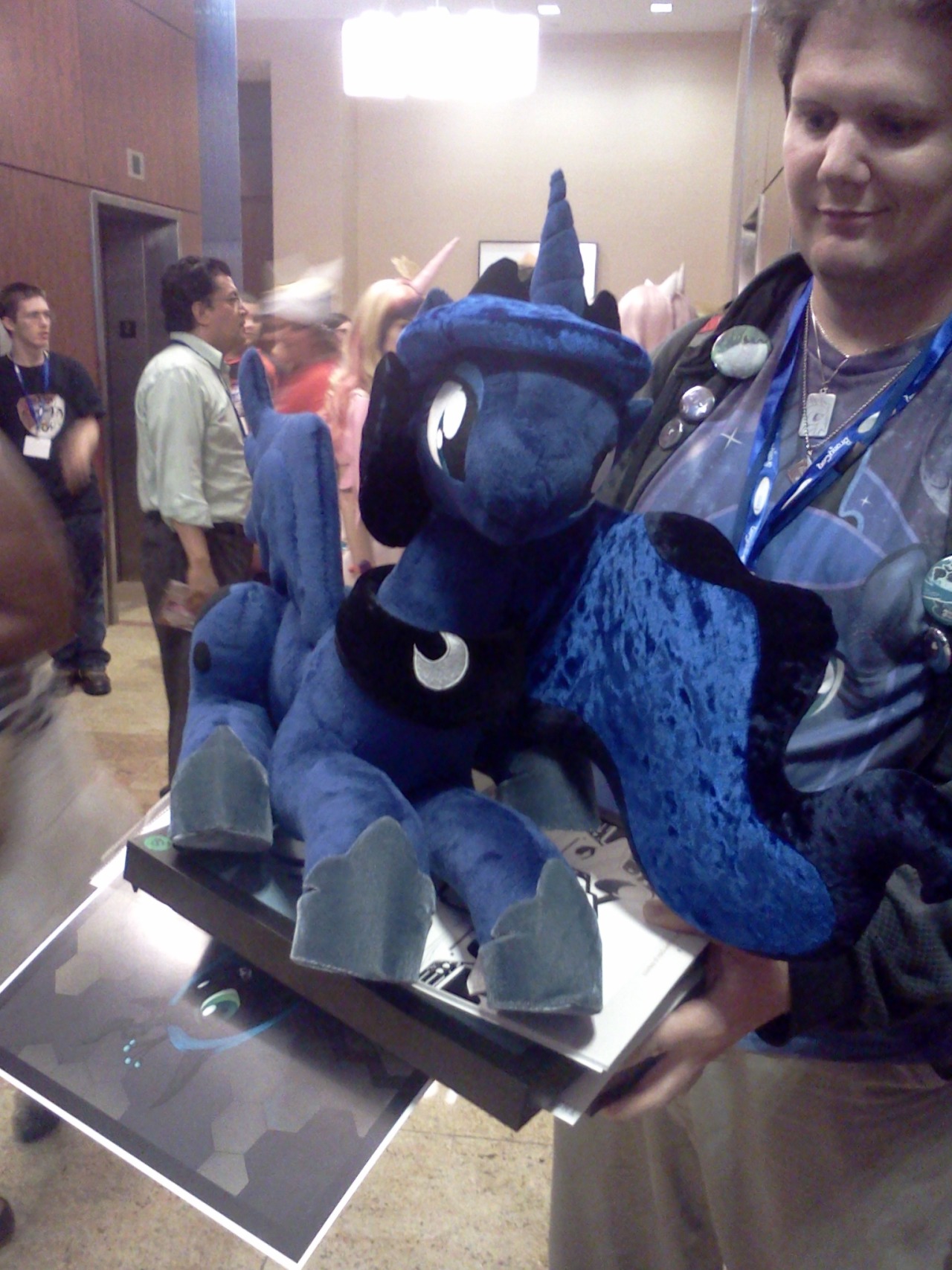Fursuits, awesome plushies, and a super cool shirt that i had to take a picture of