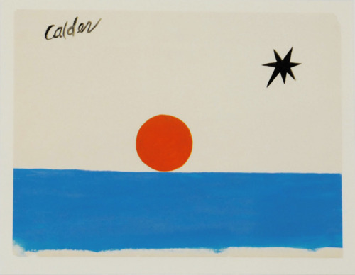 apeninacoquinete:Alexander Calder Untitled, 1950s. Gouache on paper.