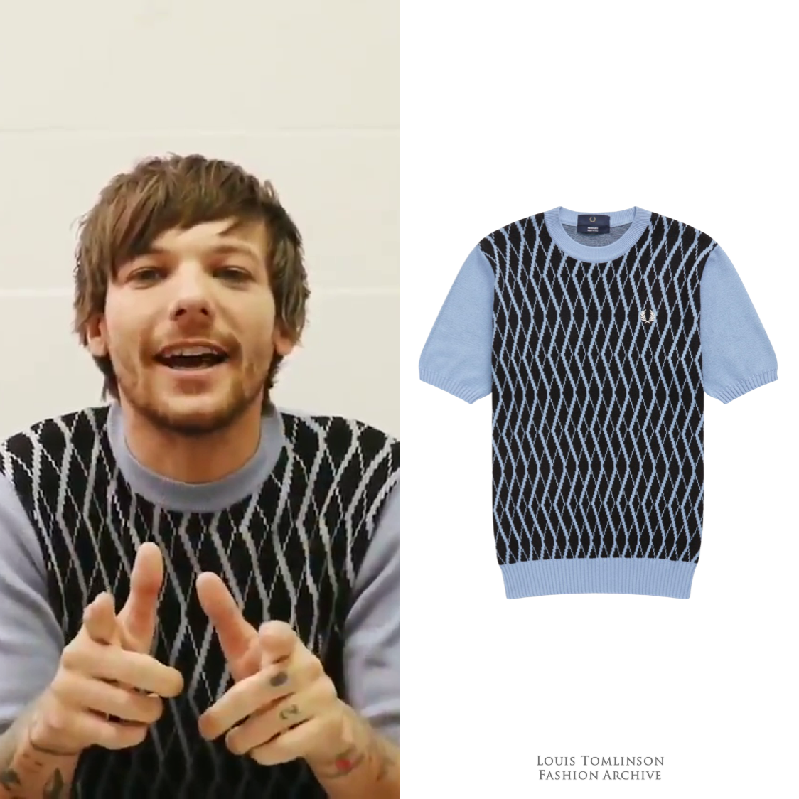 Louis Tomlinson Fashion Archive — Louis in a 'Don't Let It Break Your Heart'  promo