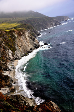 mistymorningme:  Sea Shore on CA-1, Carmel