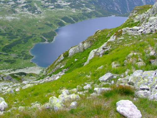 terranlifeform:A proglacial mountain lake in the Tatra Mountains of Małopolska, PolandMaria Ogrzewal