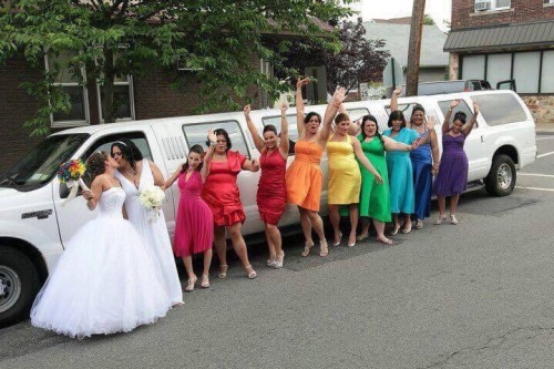 gehayi:
“ egyptiannefertiti:
“ LOVE WON.
”
I love the rainbow bouquet one of the brides is holding.
”
this is amazing.