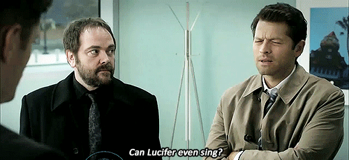 casthewise:  yourfavoritedirector:  x   Can we just take a moment to appreciate the fact that Castiel is saying this about Lucifer. The Lightbringer. The Morningstar. Angels are known for their ability to fucking sing and Lucifer was the angel while