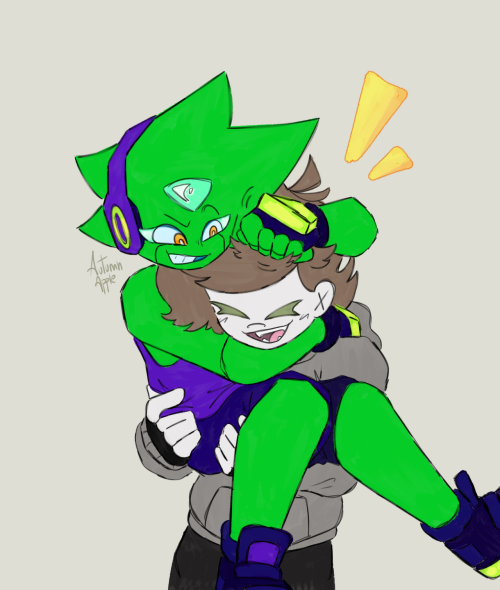 Art Of Neon Hugging My PFP Character When?