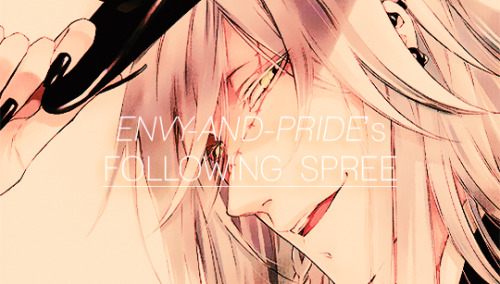 envy-and-pride: ► I just recently did a massive unfollow spree and that stuff was so liberating&hell