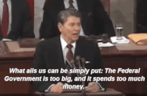 no-sir-i-will-not-yield:  Ronald Reagan, 1988 
