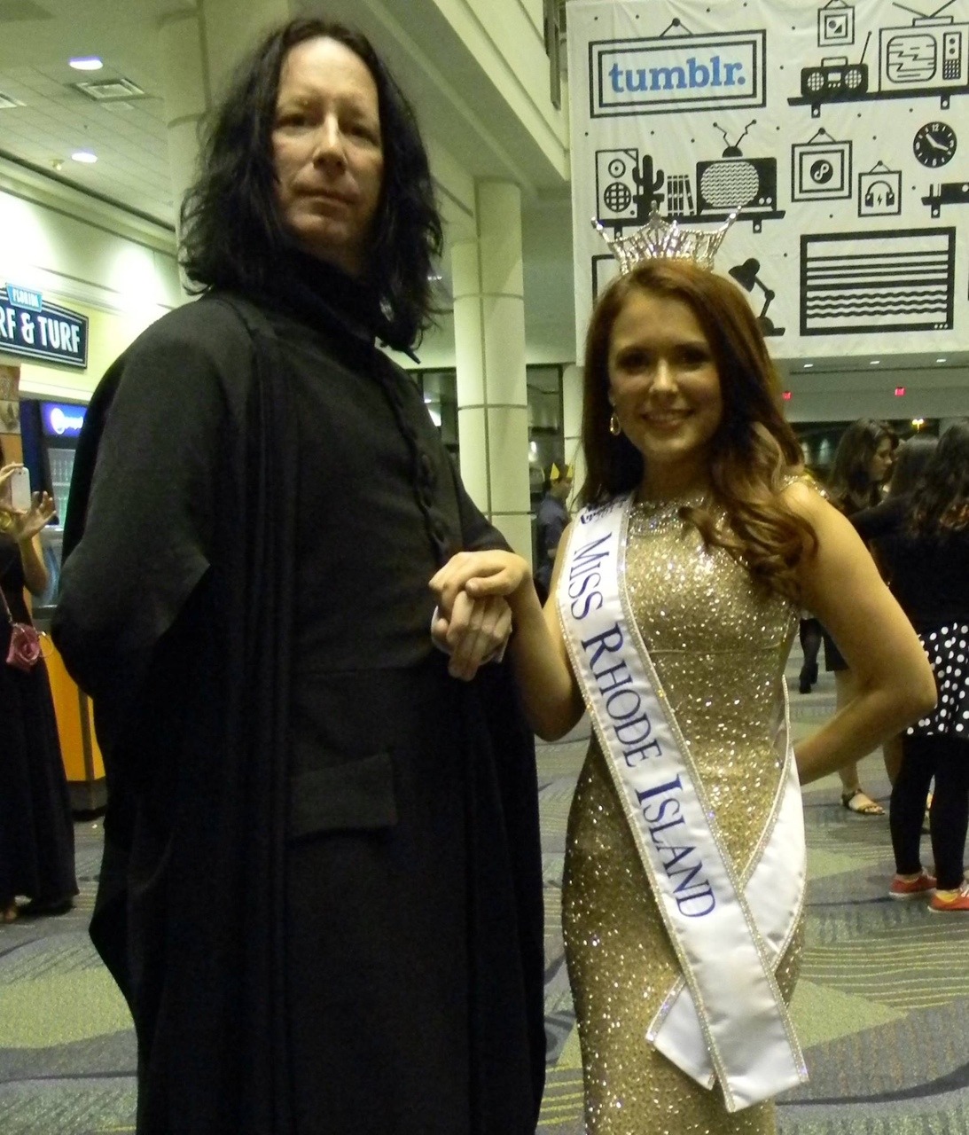 Snape And Miss Rhode Island