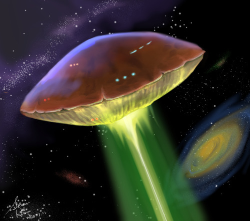 A mushroom’s evolution.(a quick sketch when I‘m bored
