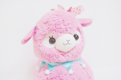 pastel alpaca plush