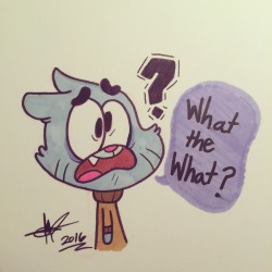 toastdemon:  here’s a gumball doodle  since