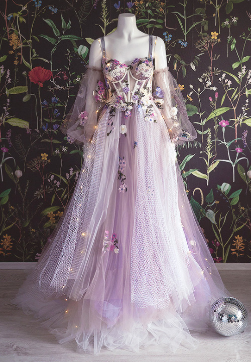 Chotronette ‘Floral Tulle’ Various Haute Couture Gowns
