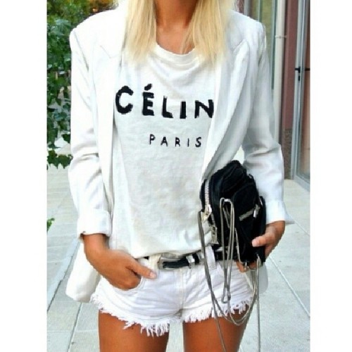 lw-fashion:  Like it :white shirt   i love this.