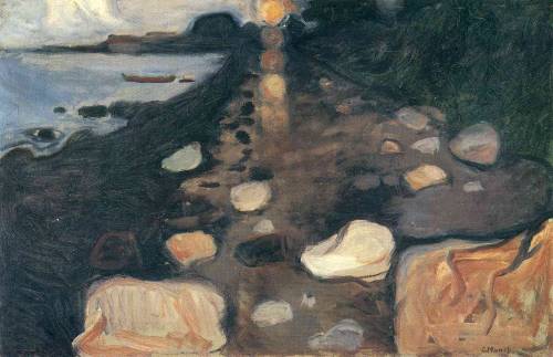 Moonlight on the Shore, Edvard Munch, 1892