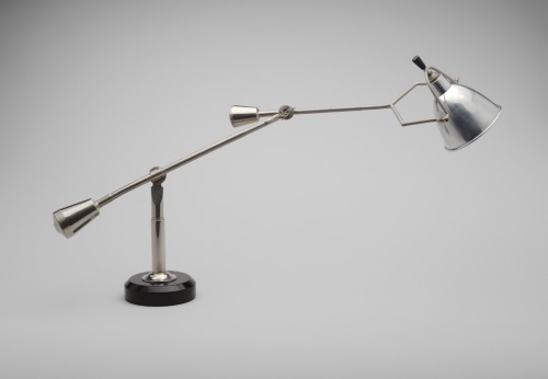 Édouard-Wilfred Buquet, Desk Lamp or „lampe équilibrée“, 1927. Handmade by the artist. Paris. Via M