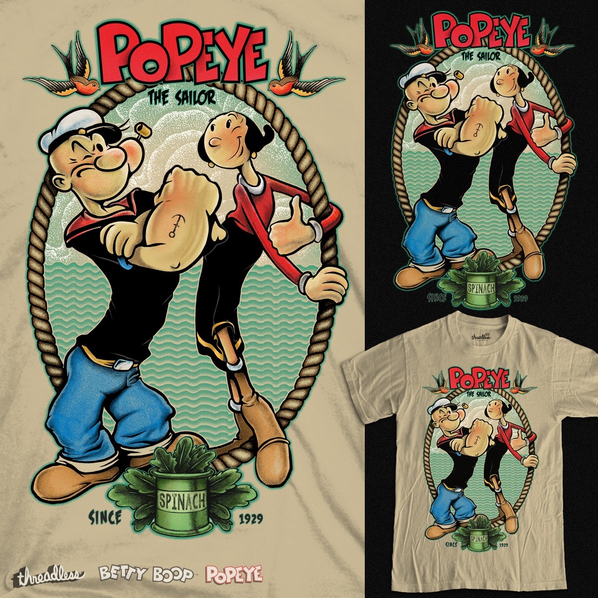 Popeye Tattoo Popeye The Sailor Man Awesome Shirts