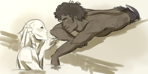 brynwrites:yliseryn:Careful Perle, I think you’re pining over the useless weakling you have to rely 