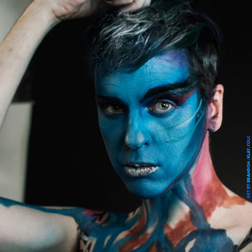 brandonmcgill:  The story of three friends making art.We each took on a color: I was blue, Cole was 