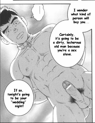 &ldquo;Enslaved In Unknown World&rdquo; by Gengoroh Tagame. Hard yaoi manga