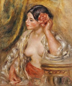 artbeautypaintings:  Gabrielle a sa coiffure