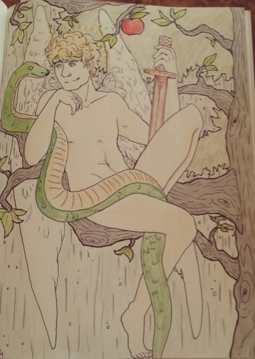 kogla: Some Aziraphale and Crowley moments in Eden.