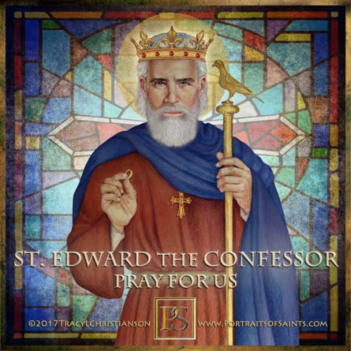 portraitsofsaints: Happy Feast DaySaint Edward the Confessor1003-1066Feast Day: October 13Patronage: