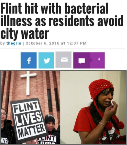 aspiringpolymath: thetrippytrip:      Flint, Michigan, is dealing with another outbreak. This time it’s an infectious bacterial disease called Shigellosis, which can cause bloody diarrhea and fever and typically spreads when people don’t wash their