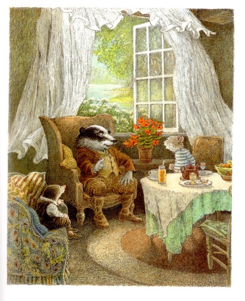 pagewoman:The Wind in The Willows by Kenneth Grahameillustration by  Inga Moore