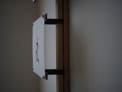 Available now! Edition of 50.Samsonovich.com Vertical PATHWAY, set of 4 prints on oak and steel. Sig