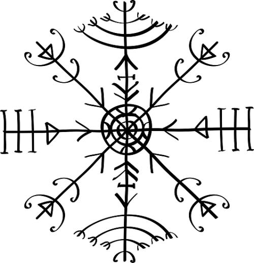 fuckyeahpaganism:  Veldismagn: Icelandic Runestaves – that which increases power – paint with your blood and carry close to your body at all times so that nothing evil will harm you, and you will be healthy and free of sickness when travelling  
