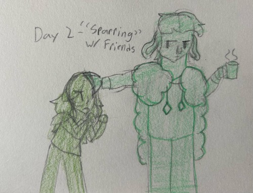 Day 2 Is On Time Suckers I Am Very Art Block Today For Some Reason But I Still Wanted To Draw Something