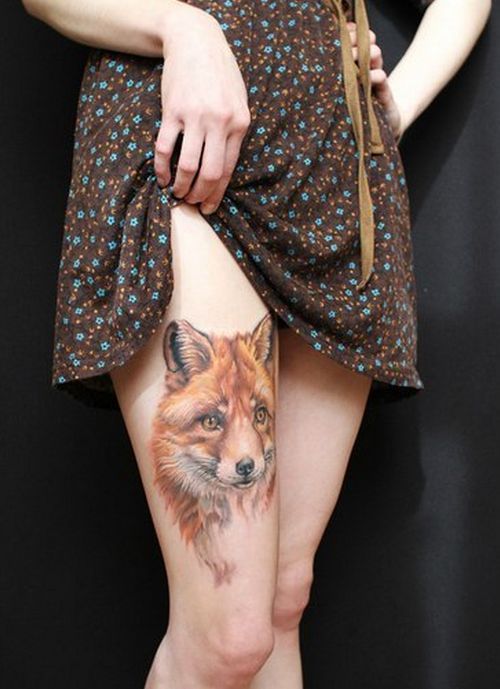 inujita:  fox ink | Tat It Up | Pinterest