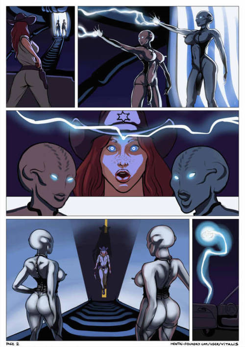 xxxrule34xxxcomicsxxx: Futanari comic: Alien Dickgirls From Space! Artist: Vitalis #goals