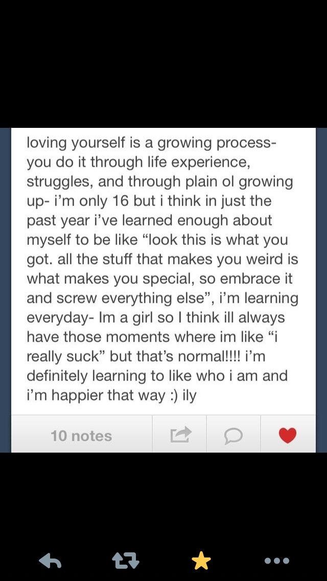 waakeme-up:  somebody asked me yesterday “are you learning to love yourself like