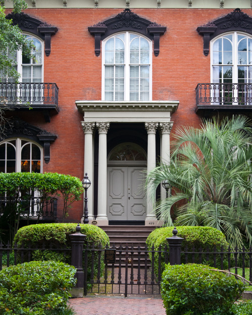 georgiangentility: Mercer House, circa 1868 Savannah, GA