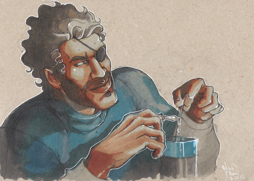 nastylady:  Because Demo is gorgeous ok And let’s not forget that he doesn’t only get drunk and shoot bombs around but is also a talented chemist. And a total cutie by the way. 