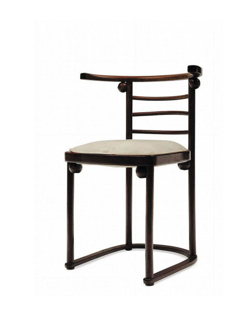 Josef Hoffmann, bench and chair for Thonet, 1907