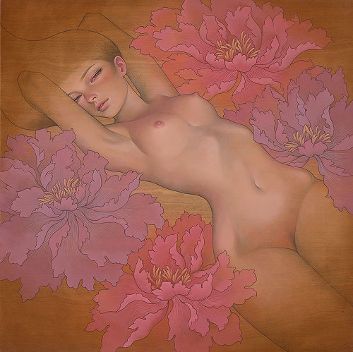 beautifulbizarremagazine:Audrey Kawasaki’s solo ‘Interlude’ now on view at Thinkspace Gallery - AMAZ