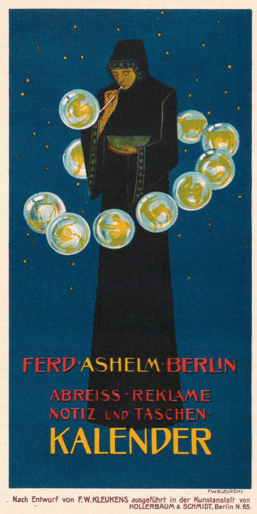 Friedrich Wilhelm Kleukens (1878-1956), &lsquo;Kalendar&rsquo;, &ldquo;Deutsche Kunst und Dekoration