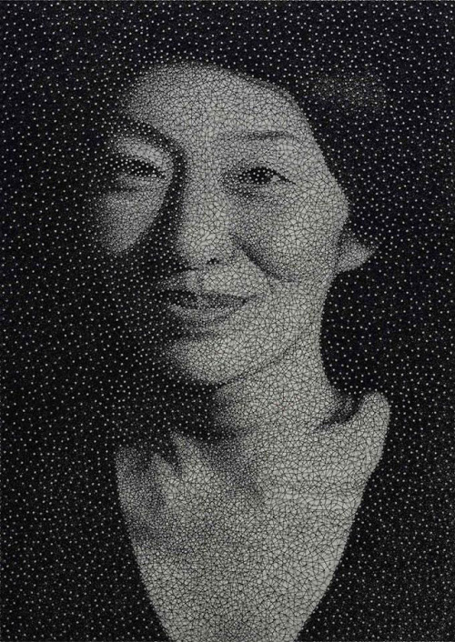 missjia: pipensanait: A Single Thread Wrapped Around Thousands of Nails by Kumi Yamashita Kumi 