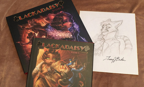 lackadaisycats: Lackadaisy Books Gift Set!Hey all - it’s a new, limited-time only $75 Patreon Tier. 