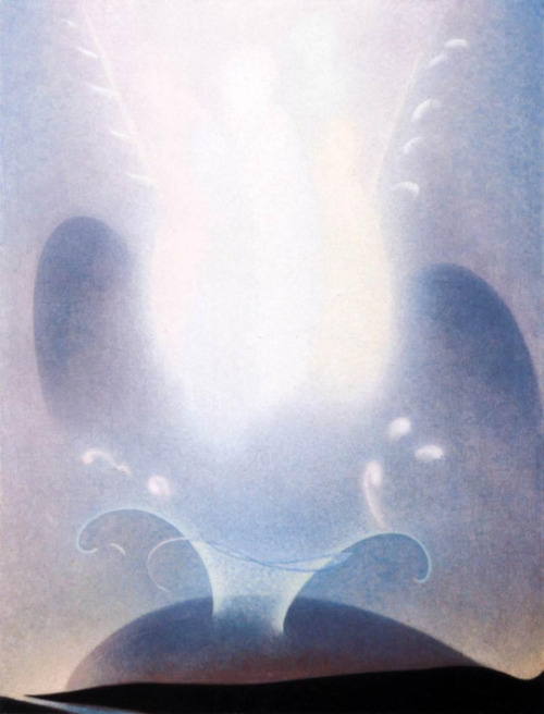 hideback:Agnes Pelton (American, 1881–1961)The Blest, n.d.The Fountains, 1926Sand Storm, 1932Memory,