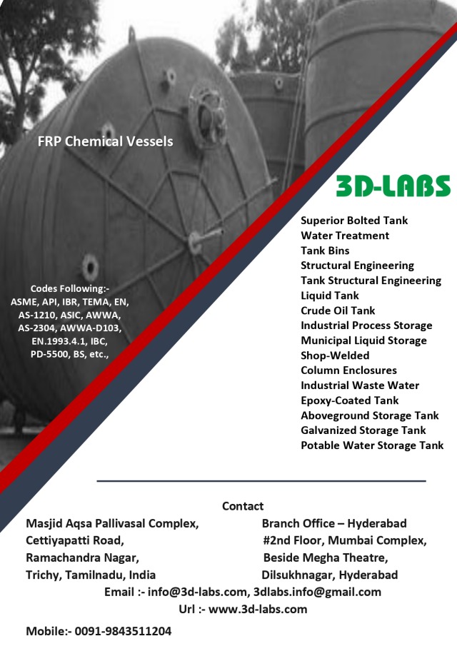 FRP Chemical Vessels