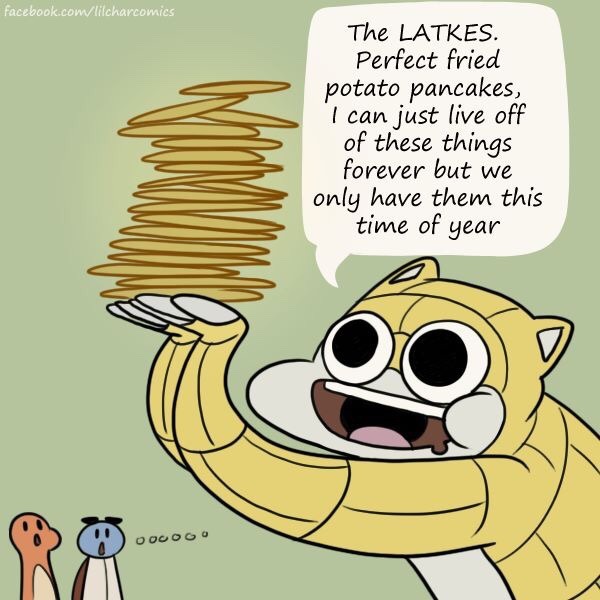 nekoama:  Eight Days of Latkes