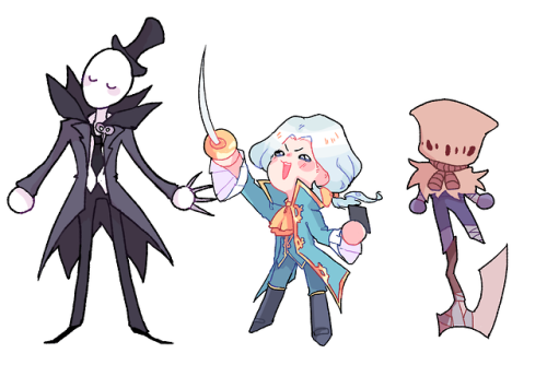 I made some identity v stickers for a local con! I didn&rsquo;t have time to do everyone, but i&