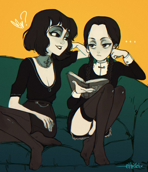 Porn Pics slbtumblng:  ehryel:  Goth gal pals?Goth