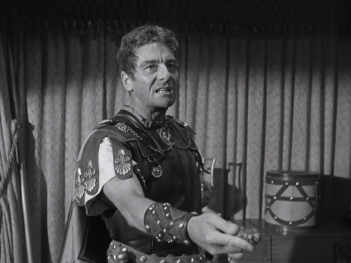 John Gielgud as Cassius in Julius Caesar (1953)Come, Antony, and young Octavius, come, revenge yours