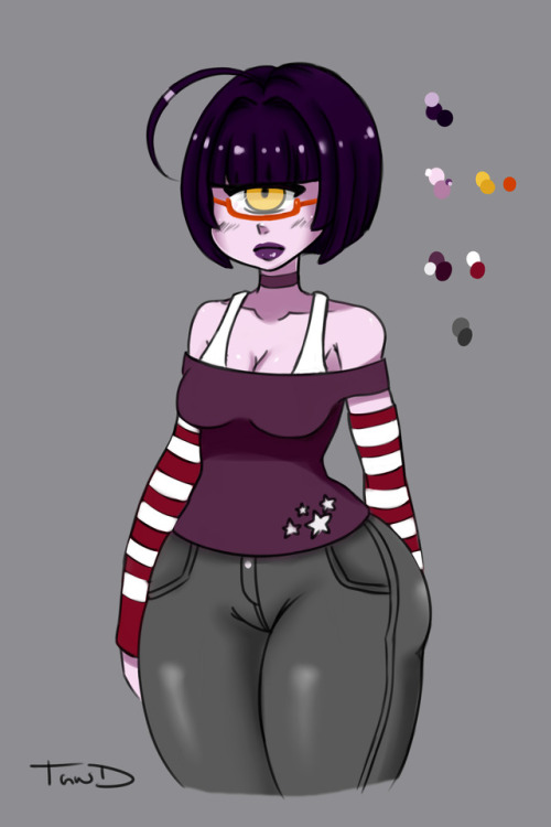 I felt it was about time for a newest monster girl to add to the ranks!!Iris, aka I(Eye)-Chan, has t