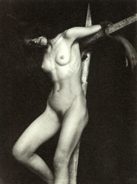 historyofbdsm:  metalonmetalblog:  Frantisek Drtikol  There’s an interesting sub-genre of crucified women in art. 