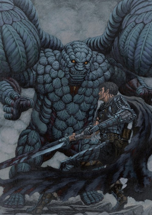 demifiendrsa:“Berserk Memorial” booklet illustrations by Kentarō Miura in Young Animal 2